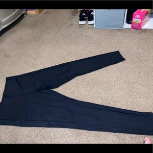 PINK black leggings, size XL